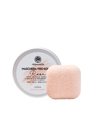 Maschera Viso Solida Rosa,...